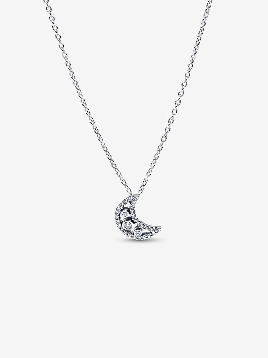 Collana con pendente Falce di luna