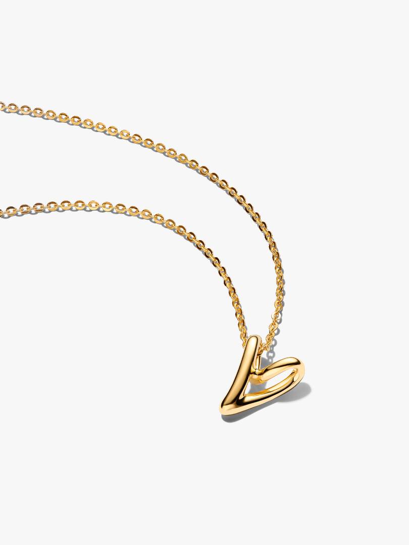 Collana Pandora Cuore Piccolo Linea Sinuosa