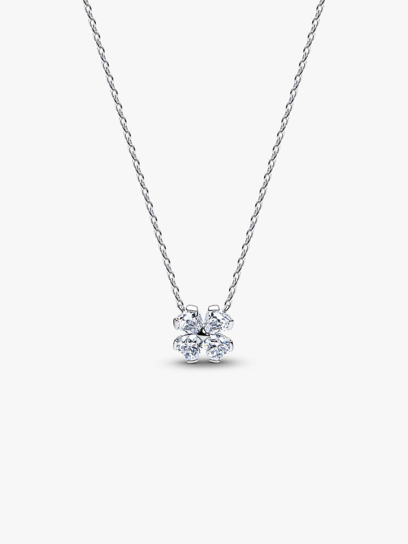Collana Pandora Quadrifoglio Luminoso