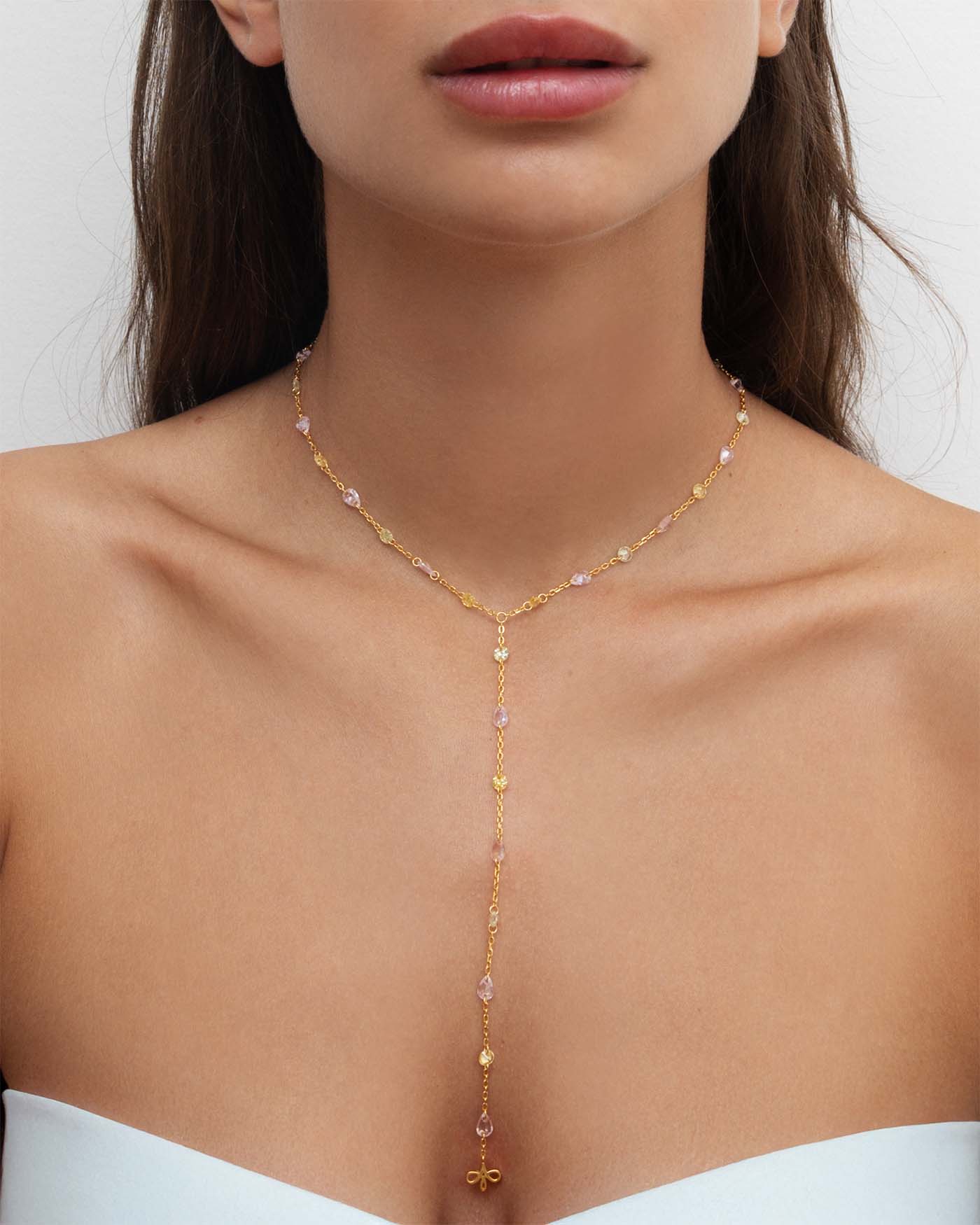 Collana Amabile Warm Gaze placcato oro - immagine 2