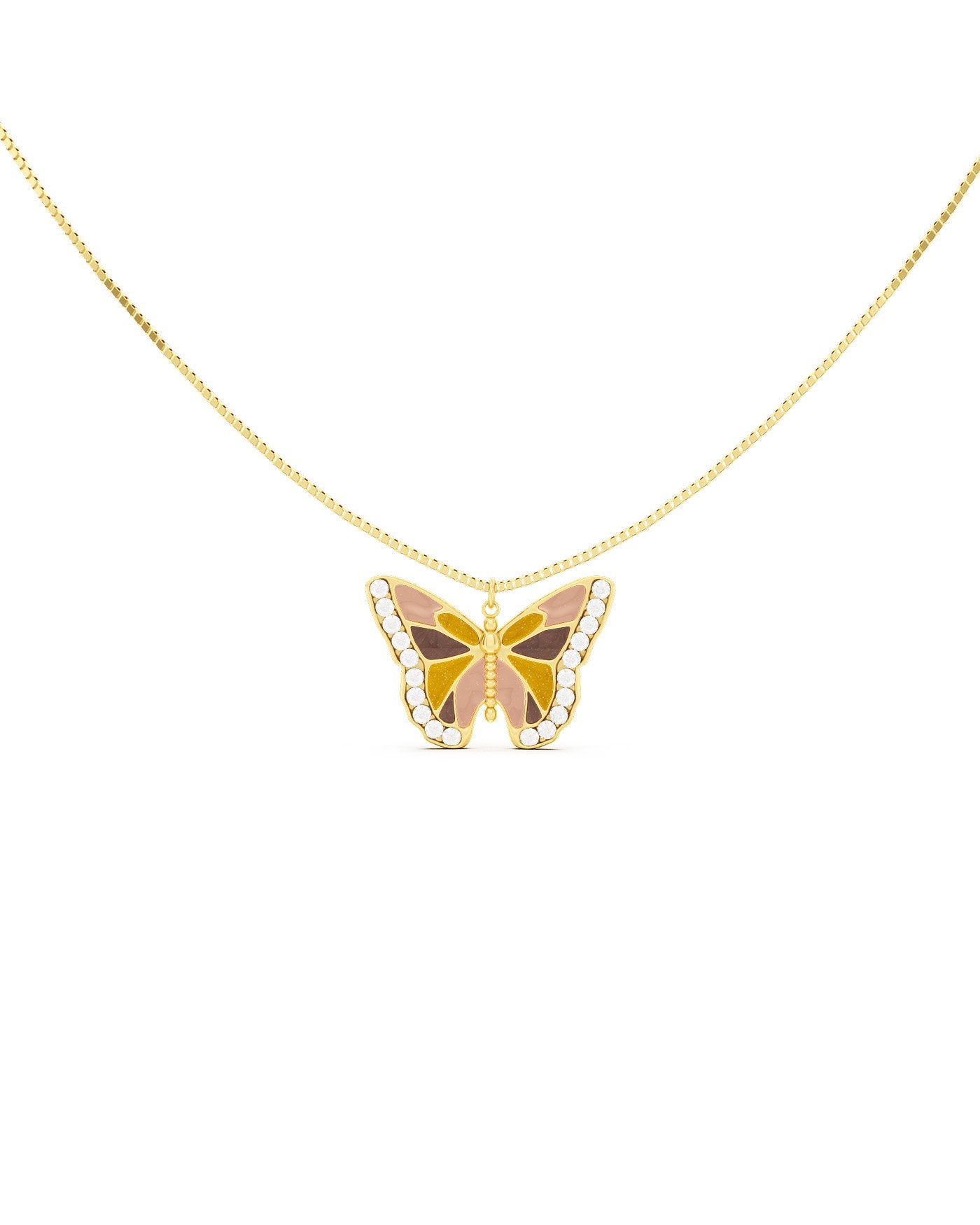 Collana Amabile Farfalla placcato oro