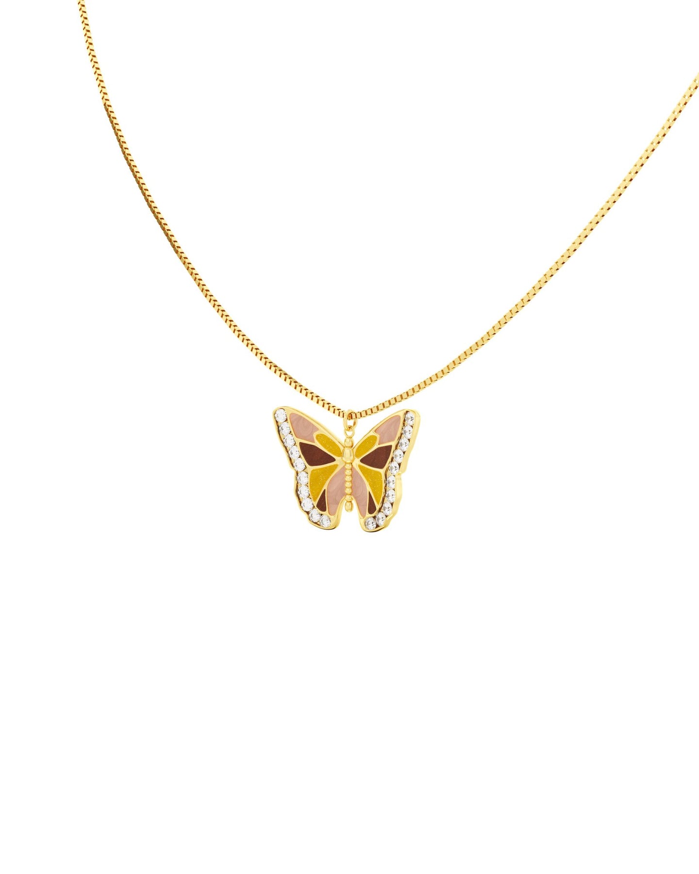 Collana Amabile Farfalla placcato oro - immagine 3