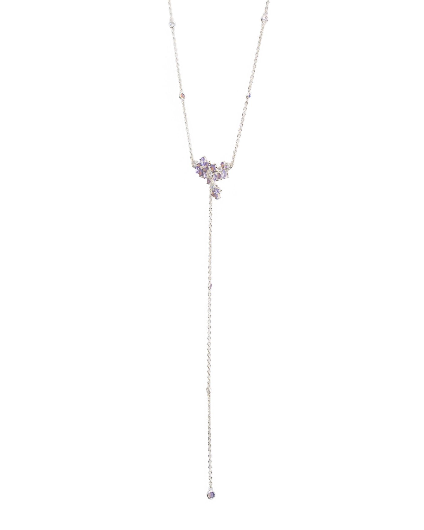 Collana Amabile Lavanda placcata argento - immagine 2