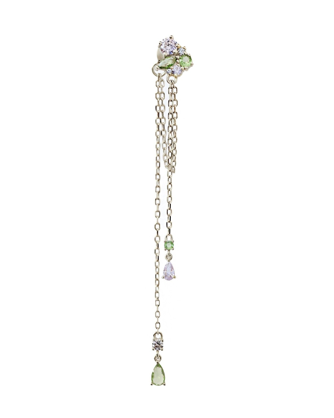 Orecchino Amabile Bond Fleur placcato argento
