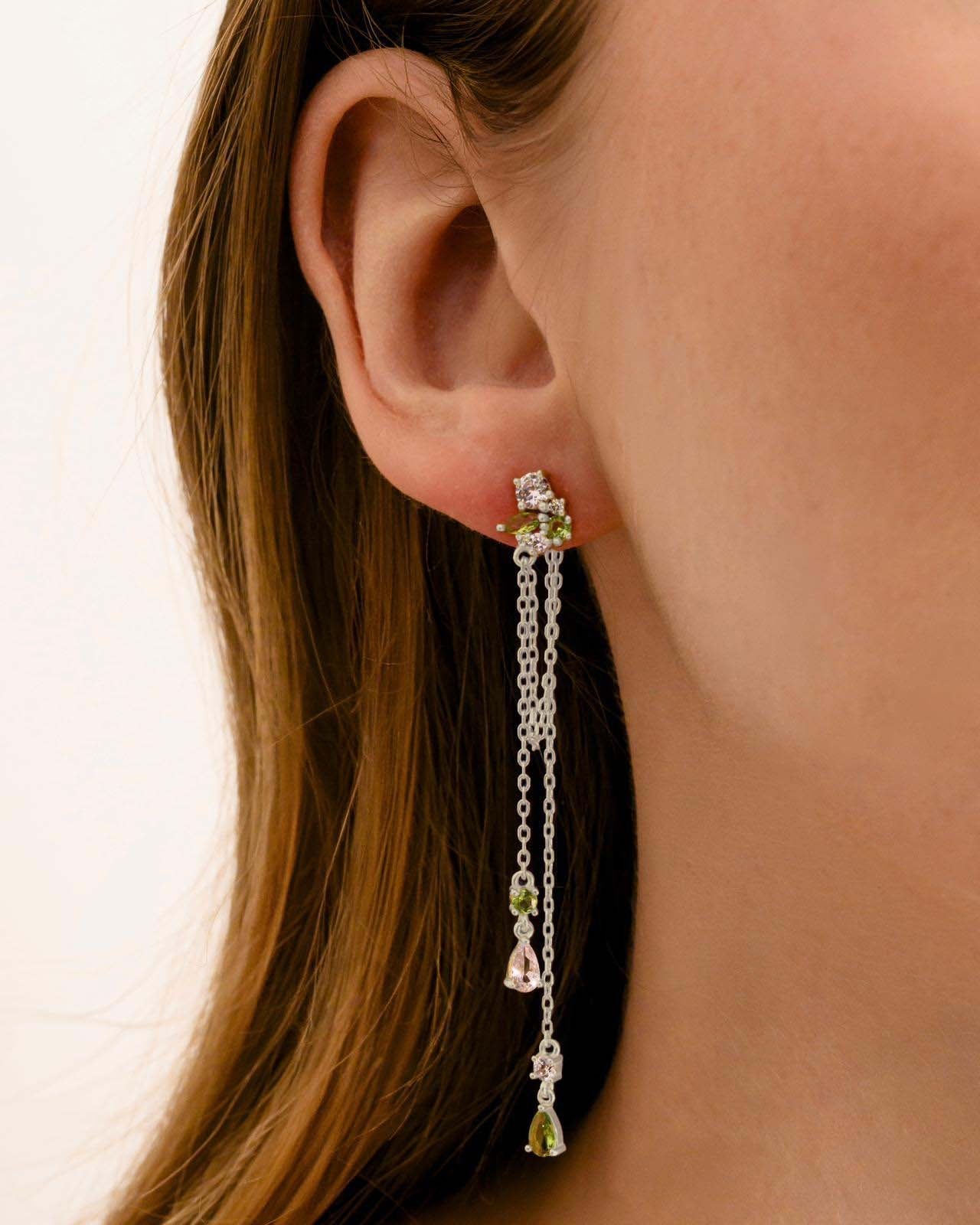 Orecchino Amabile Bond Fleur placcato argento - immagine 4