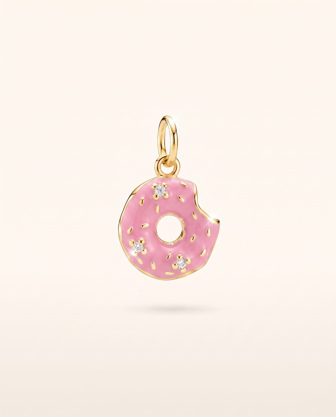 Charm Amabile Donut placcato oro