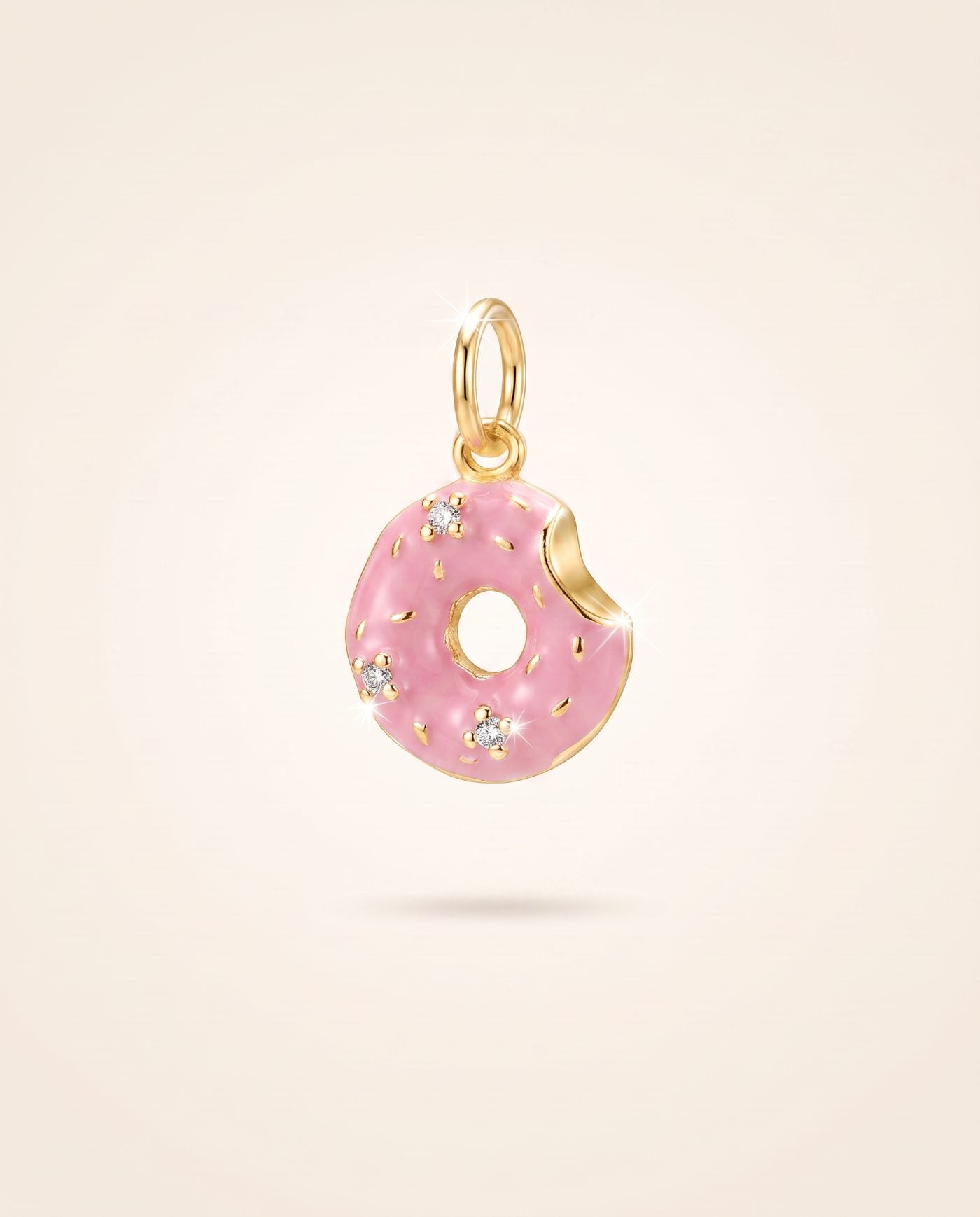 Charm Amabile Donut placcato oro - immagine 2