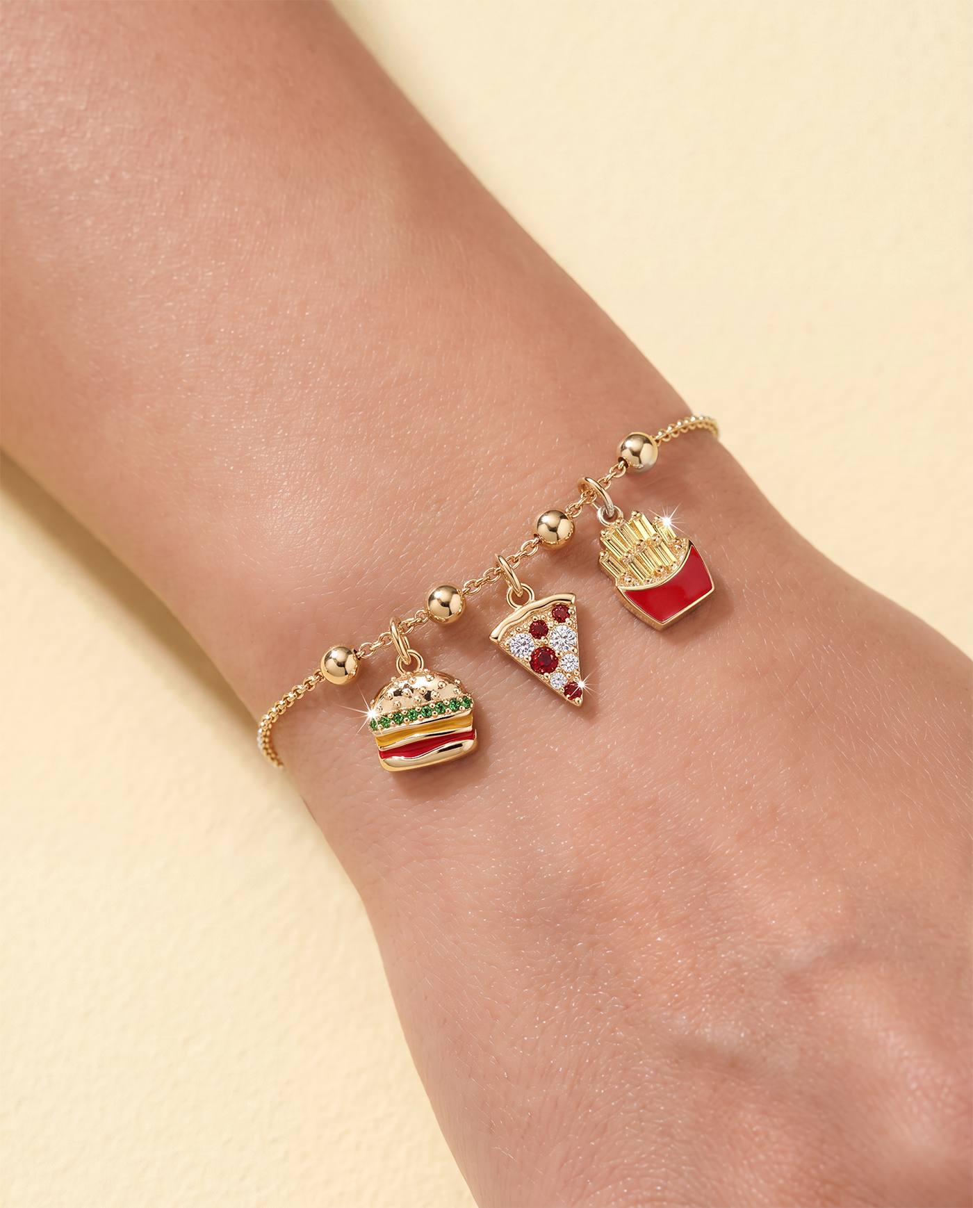 Bracciale Amabile Lovli placcato oro - immagine 3